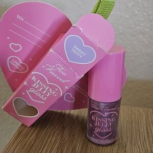 Too Faced Kissing Jelly Gloss in Sweet Taffy Pink